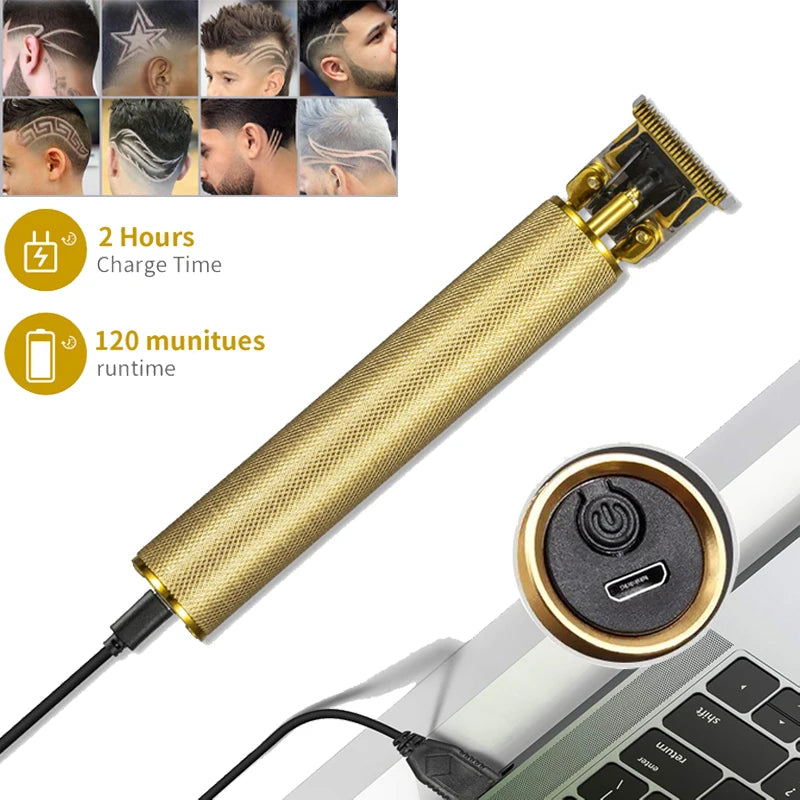 XMSJ T9 Men's Electric Hair Clipper – Portable Barber Machine Electric Hair Clipper Zpaxo