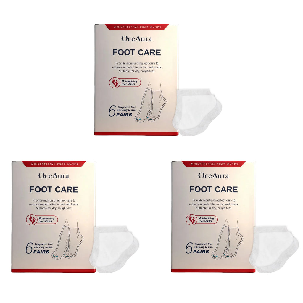 Shea Butter Moisturizing Foot Mask Gentle Exfoliation Remove Dead Skin Relieve Foot Soft Smooth Hydrated Feet Masks Skin Care Zpaxo 18Pairs Boxed