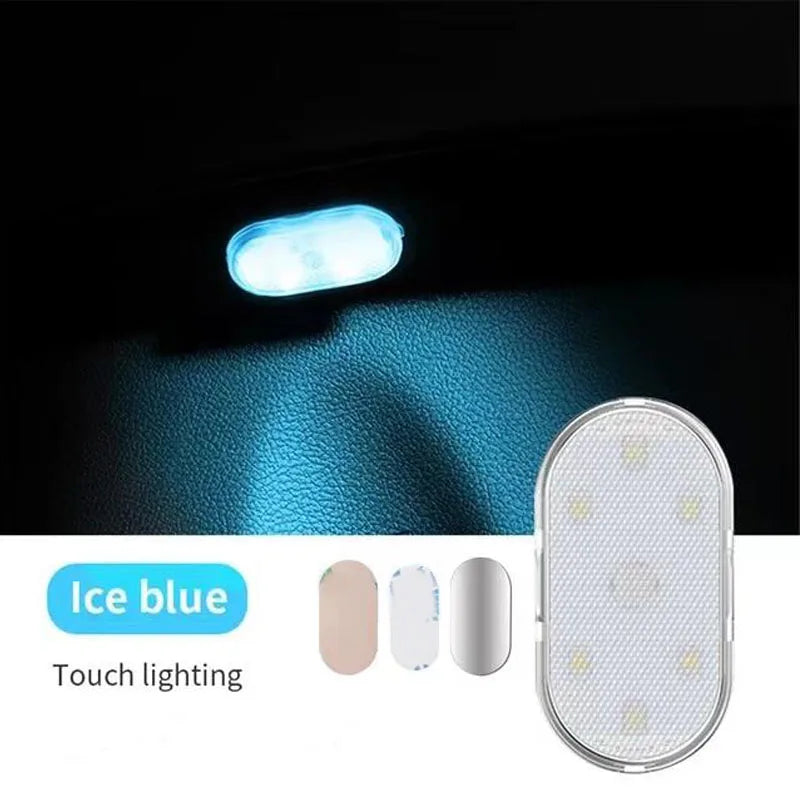 Rechargeable Magnetic Touch Light Hand Car Roof Magnets Ceiling Lamp Zpaxo ice blue light China Mainland