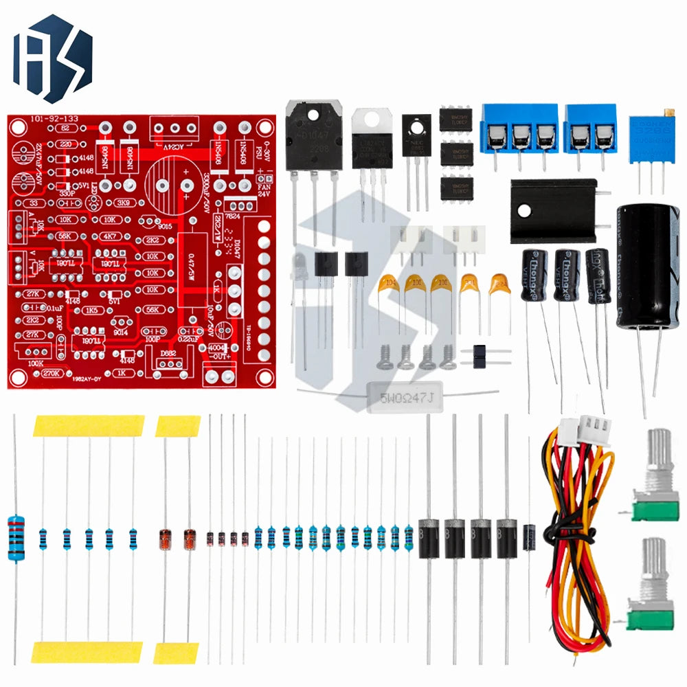 0-30V 2MA-3A Adjustable DC Power Supply Diy Laboratory Short-circuit Zpaxo