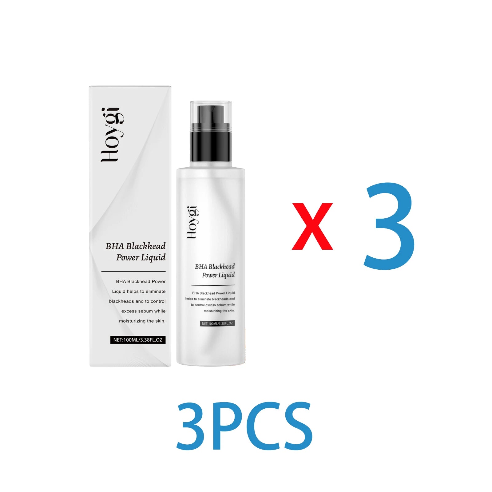 Salicylic Acid Exfoliating Toner 100ml Pore Minimizer Blemish Control Liquid Papaya Extract Hydrating Facial for Acne Prone Skin Zpaxo 3PCS