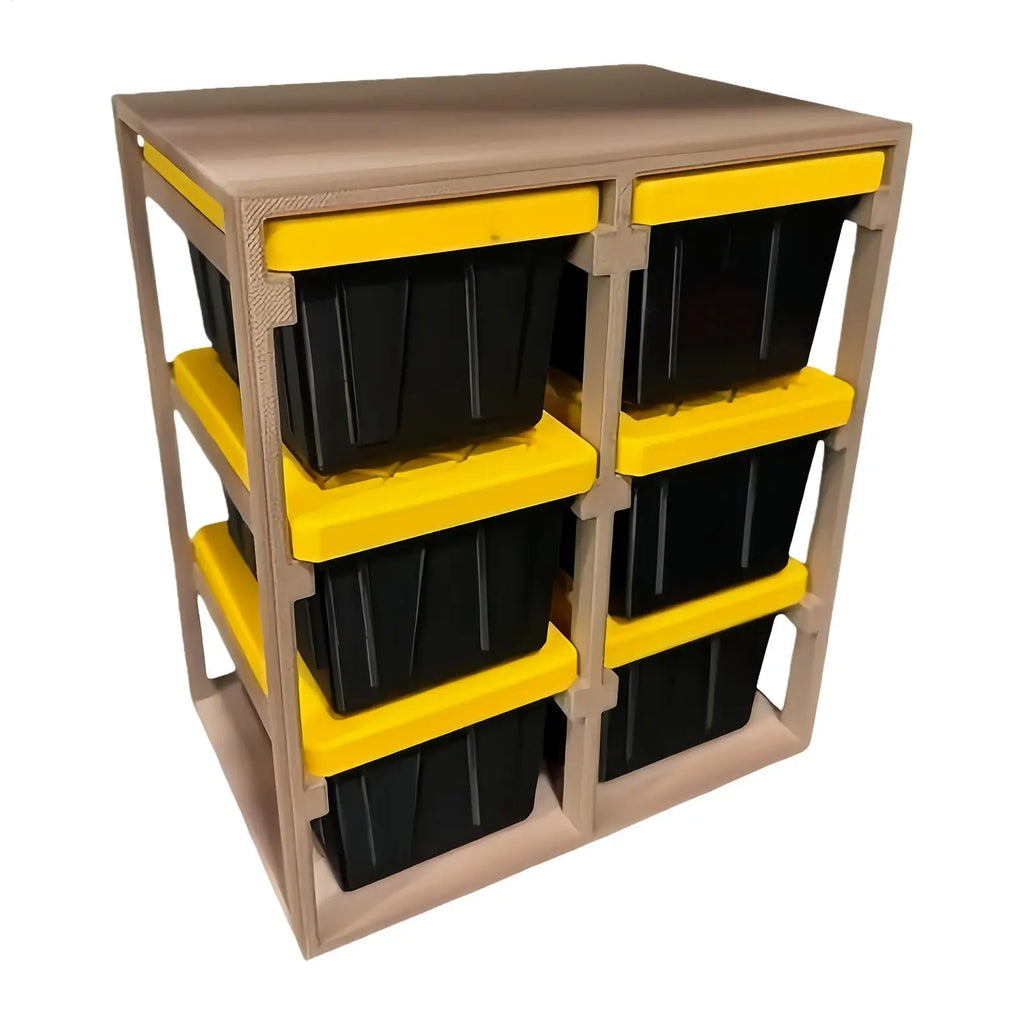 Small Parts Organizer Box 3D Printed Stackable Storage Small Parts Storage Organizer for Tools Craft Supplies Garage Art Jewelry Zpaxo