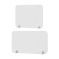 PVC Desktop Partition Panel – Freestanding Desk Divider Shield Desk Privacy Divider Zpaxo 40cmx50cm