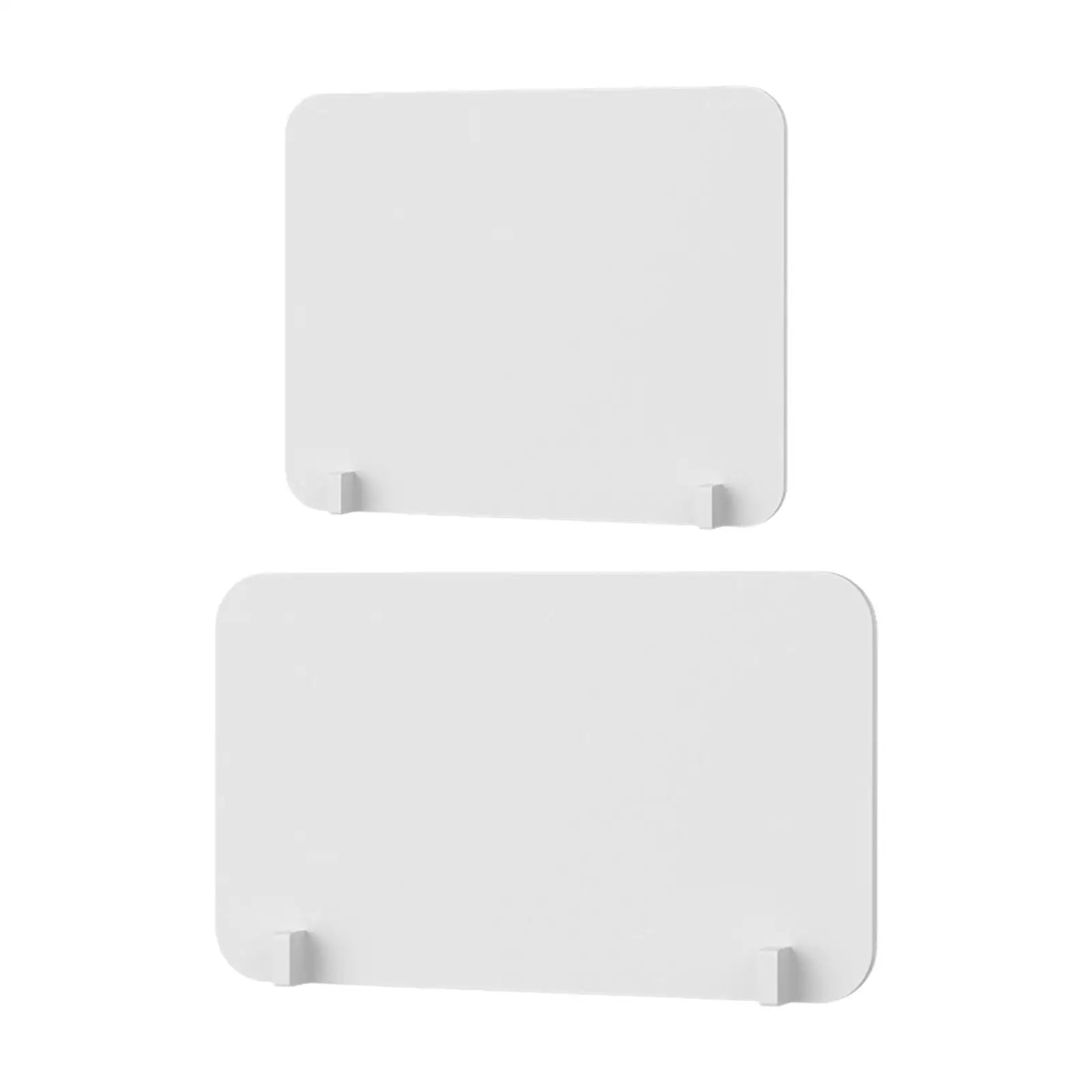 PVC Desktop Partition Panel – Freestanding Desk Divider Shield Desk Privacy Divider Zpaxo 40cmx50cm