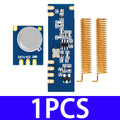 433MHz Wireless Module Kit, ASK Transmitter STX882 & Receiver SRX882 with 2Pcs Copper Spring Antennas, 100m Transmission Range Zpaxo 1PCS