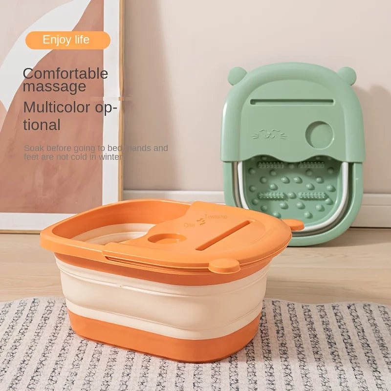 1pc Foldable Foot Bath Tub, Foot Bath Tools, Foot Bath Massager, Foot Bath Tub, Large Foot Bath Tub, Bathroom/Toiletries Zpaxo
