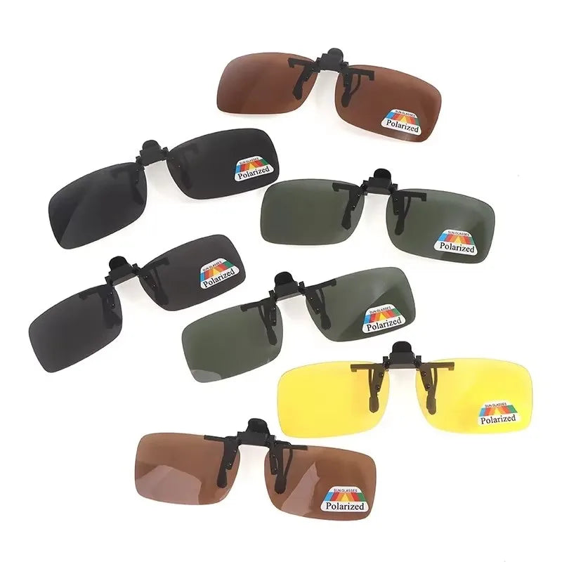 Polarized Clip-On Sunglasses UV400 – Driving & Night Vision
