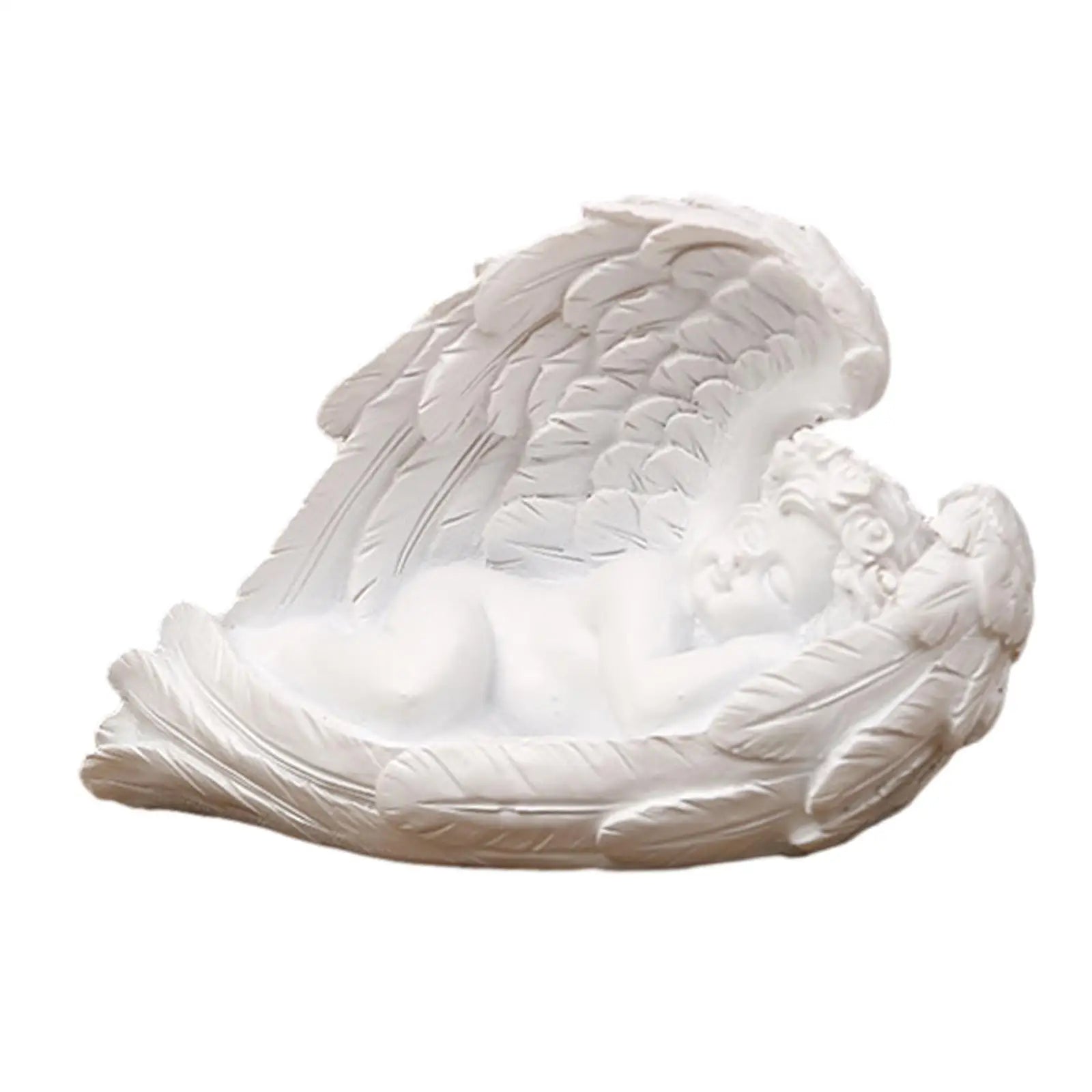 Praying Angel Resin Figurine – Home, Garden & Memorial Statue Angel Resin Figurine Zpaxo Style D