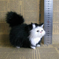 Cute Simulation Cat Plush Toys Soft Stuffed Kitten Model Fake Realist