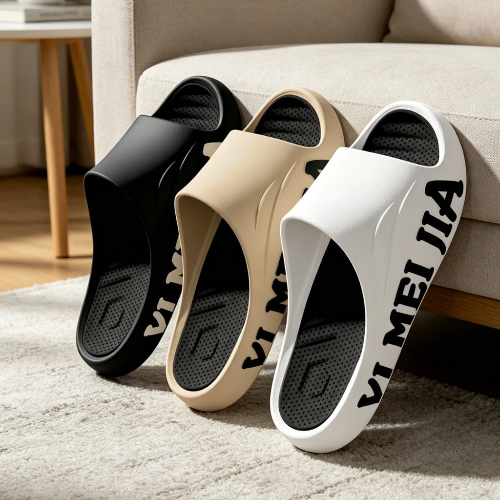 Non-slip Wear-resistant Slippers Unisex Comfortable Indoor House