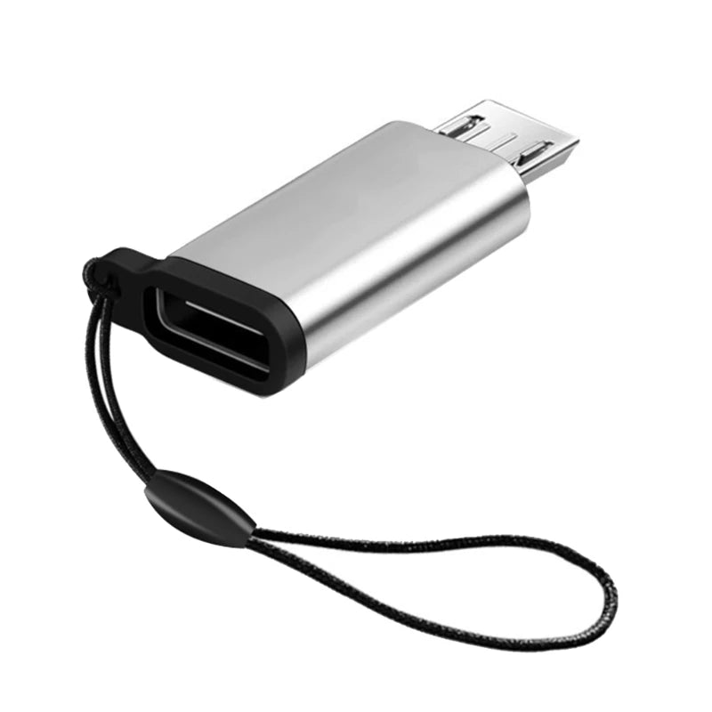 Cellphone Adapter Lanyard Portable USB C Micro Converter Connector