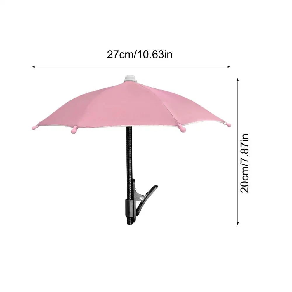 Cell Phone Sun Shade Clip Anti Glare Umbrella Visor Universal