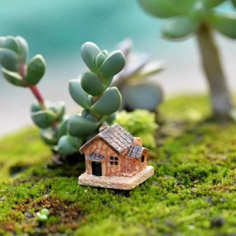 5-Pack Mini Resin Stone Dollhouse Decor – Fairy Garden DIY Miniature Garden Decor Zpaxo