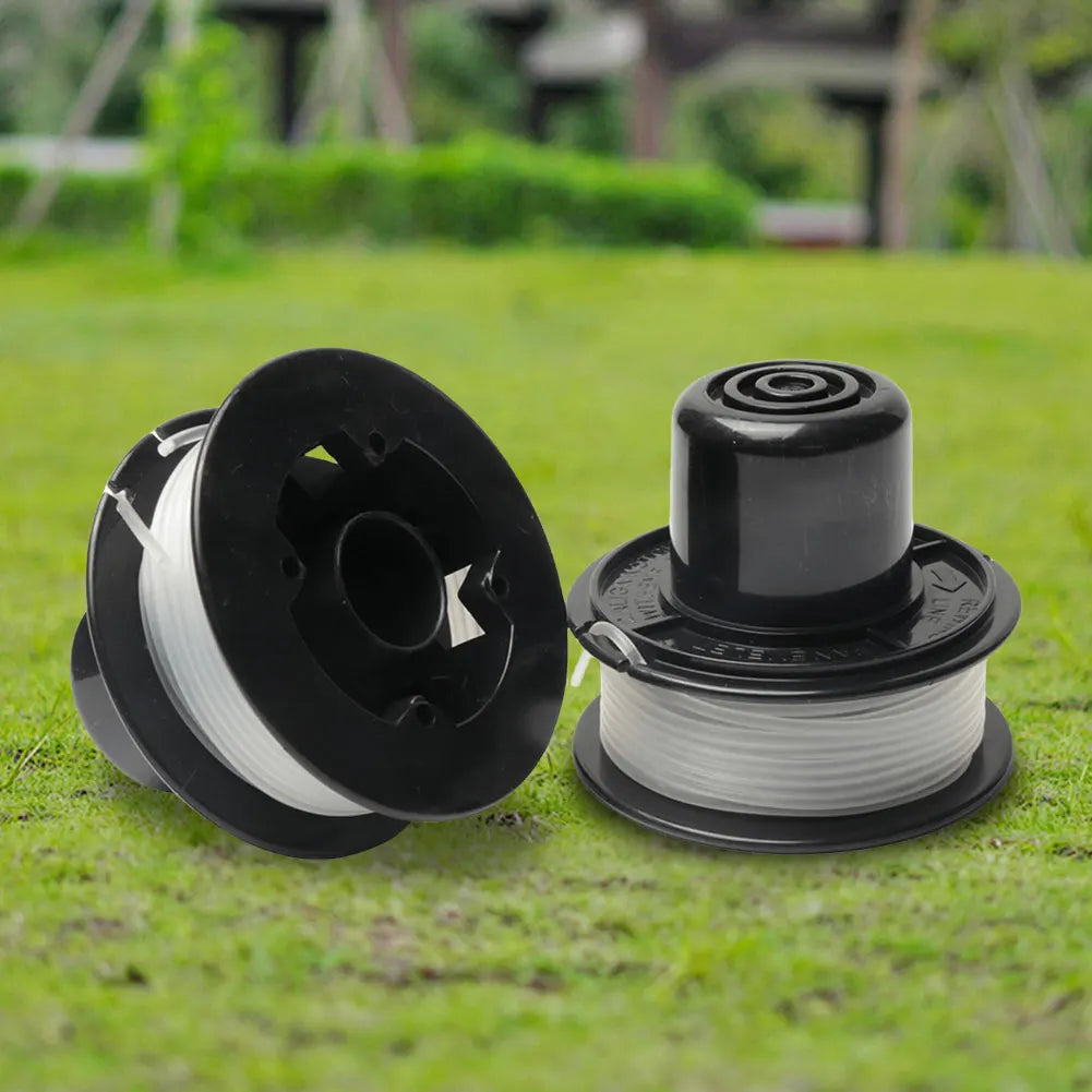 20ft String Trimmer Line Replacement Spools Spool Cap Covers Spring