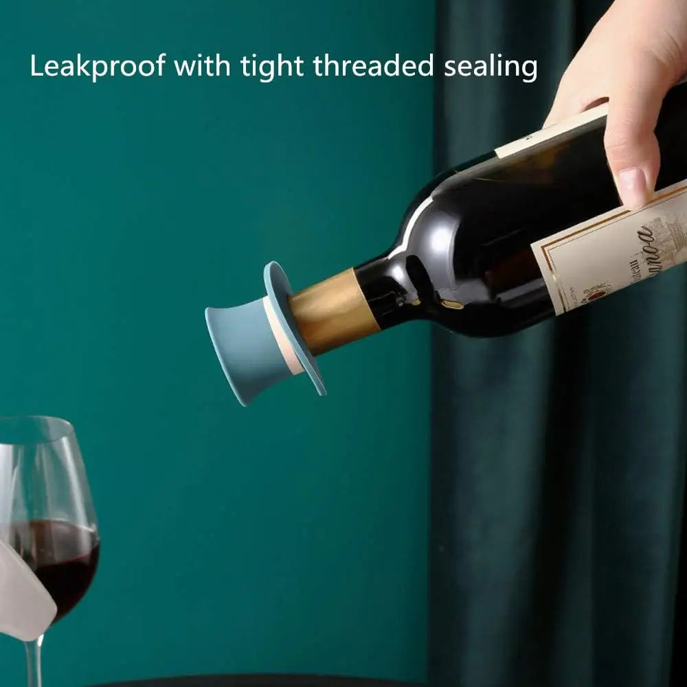 Magic Hat Silicone Wine Bottle Stoppers – Airtight 1-3 Pack