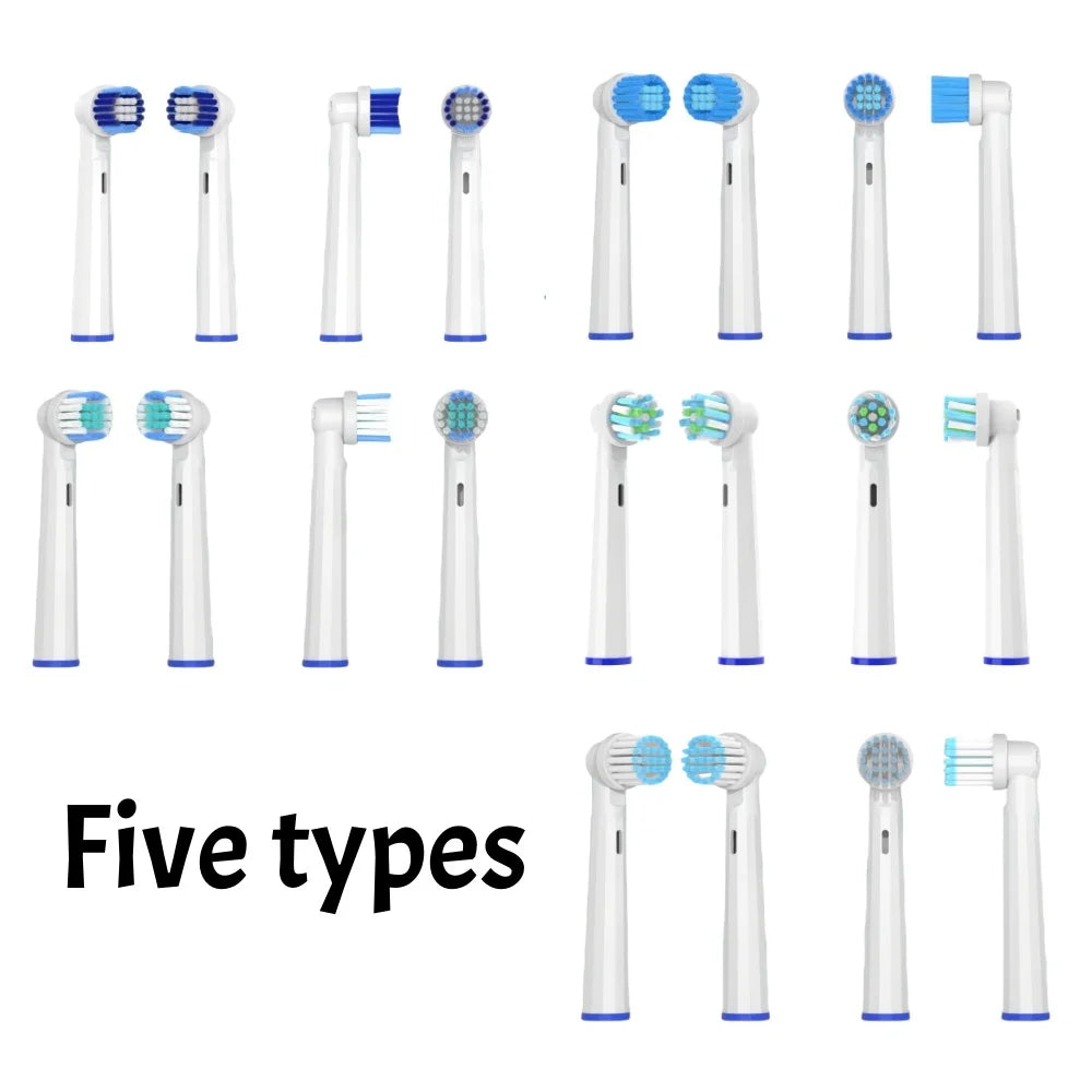 4 Electric Toothbrush Head Oral B Sensitive Replacement Brush Heads Zpaxo