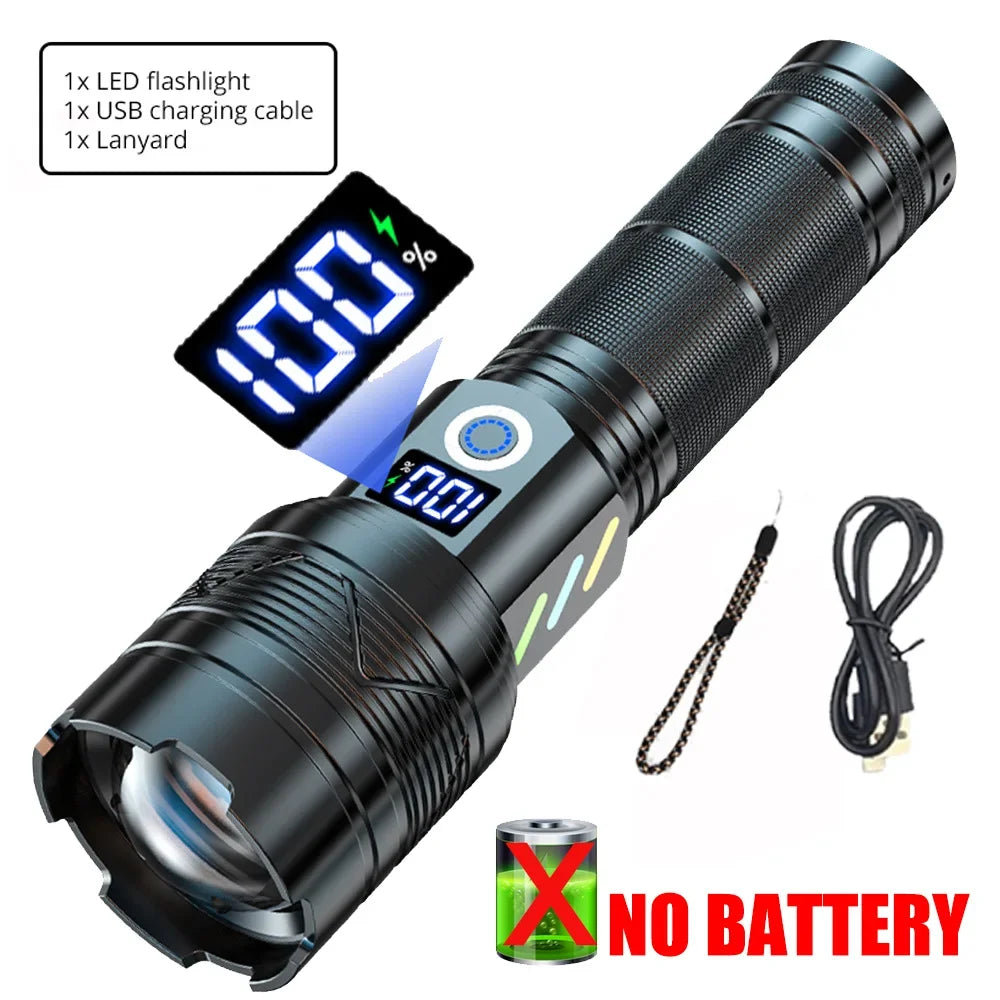 ESMARTER 1500 Lumen LED Zoomable Flashlight & Power Bank