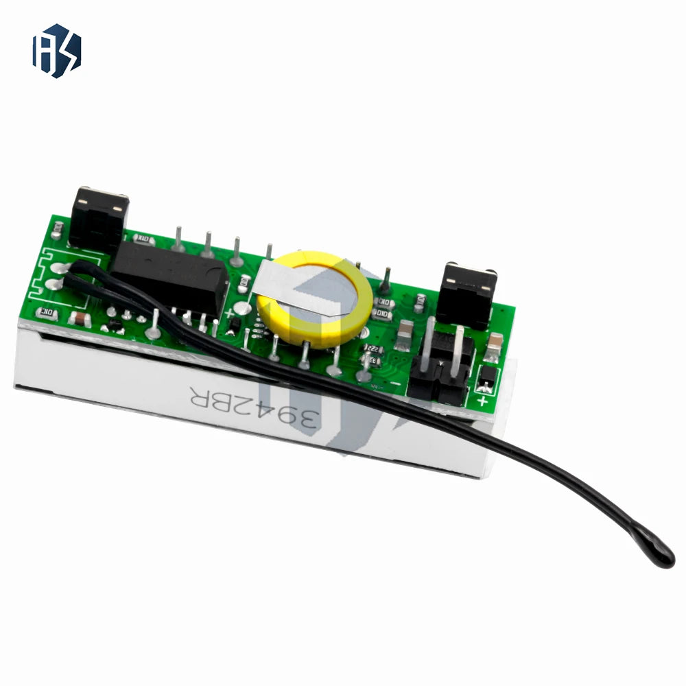 RX8025T 3-in-1 LED Display Module Digital Clock Thermometer Voltmeter Zpaxo