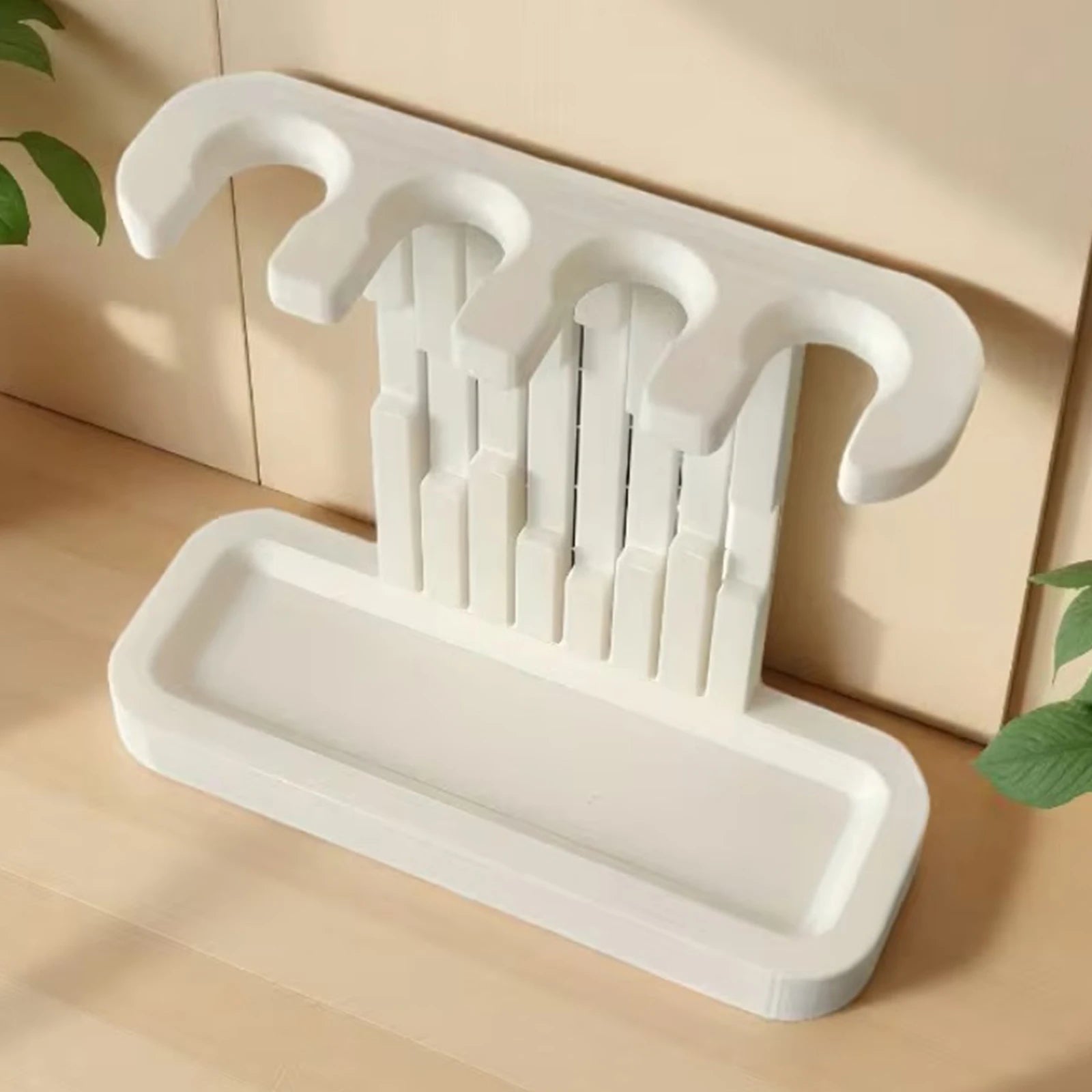 Tooth Brushing Holder 3D Printed Brush Head Organizer Drain Tray