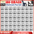 180- Camping Toilet Chemicals Poo Gel Absorbent Portable Emergency Zpaxo As shows 60Bags