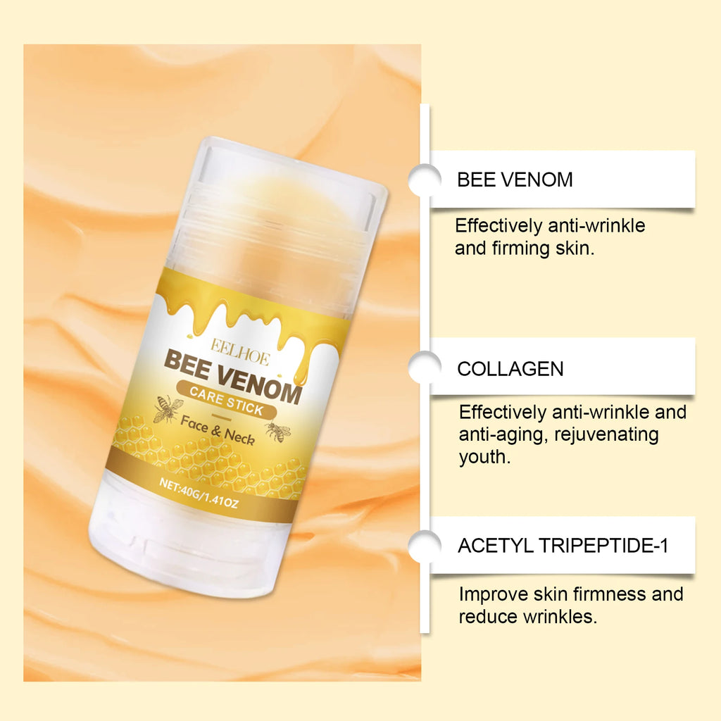 Bee Venom Neck Cream Stick – Collagen Lift, Firm & Tighten Neck Firming Cream Zpaxo