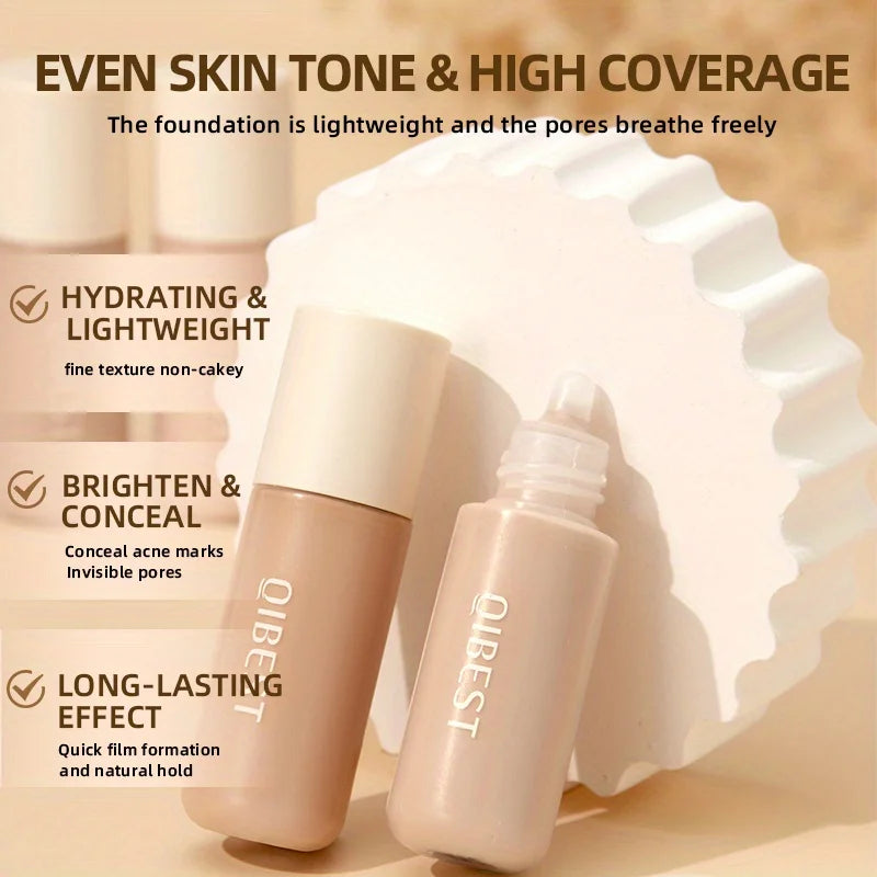 Liquid foundation is sweat-proof and not easy to take off makeup, oil control concealer Zpaxo