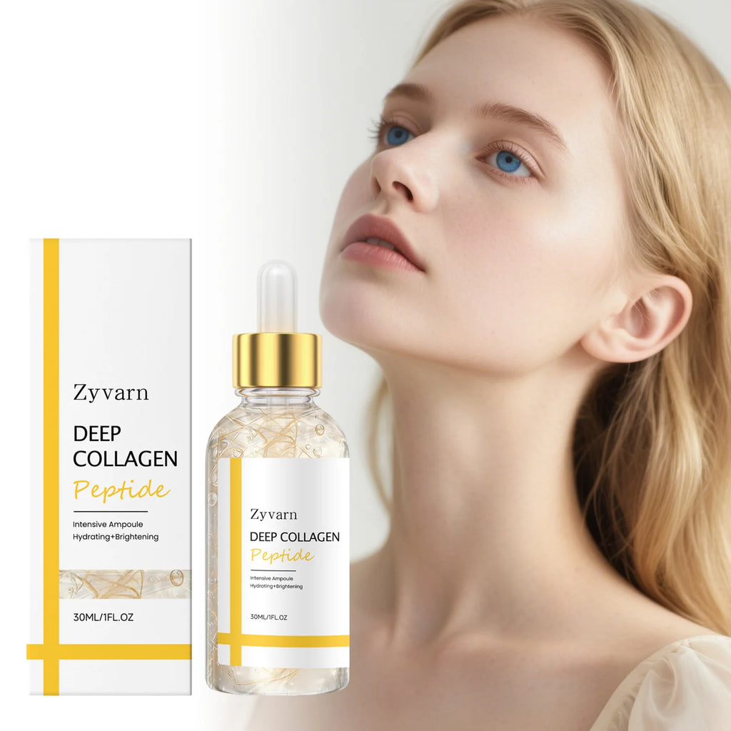 ZYVARN Silk Peptide Collagen Lifting Anti-Wrinkle Face Serum Anti-Aging Face Serum Zpaxo