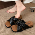 Women's Square Open Toe Hollow Out Comfortable Breathable Fashionable Zpaxo black 40