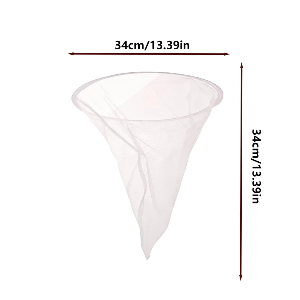 Beekeeping Honey Filter Washable Reusable Conical Extraction Tool Honey Strainer Fine Mesh for Juice Homemade Wine Tea Meal Zpaxo