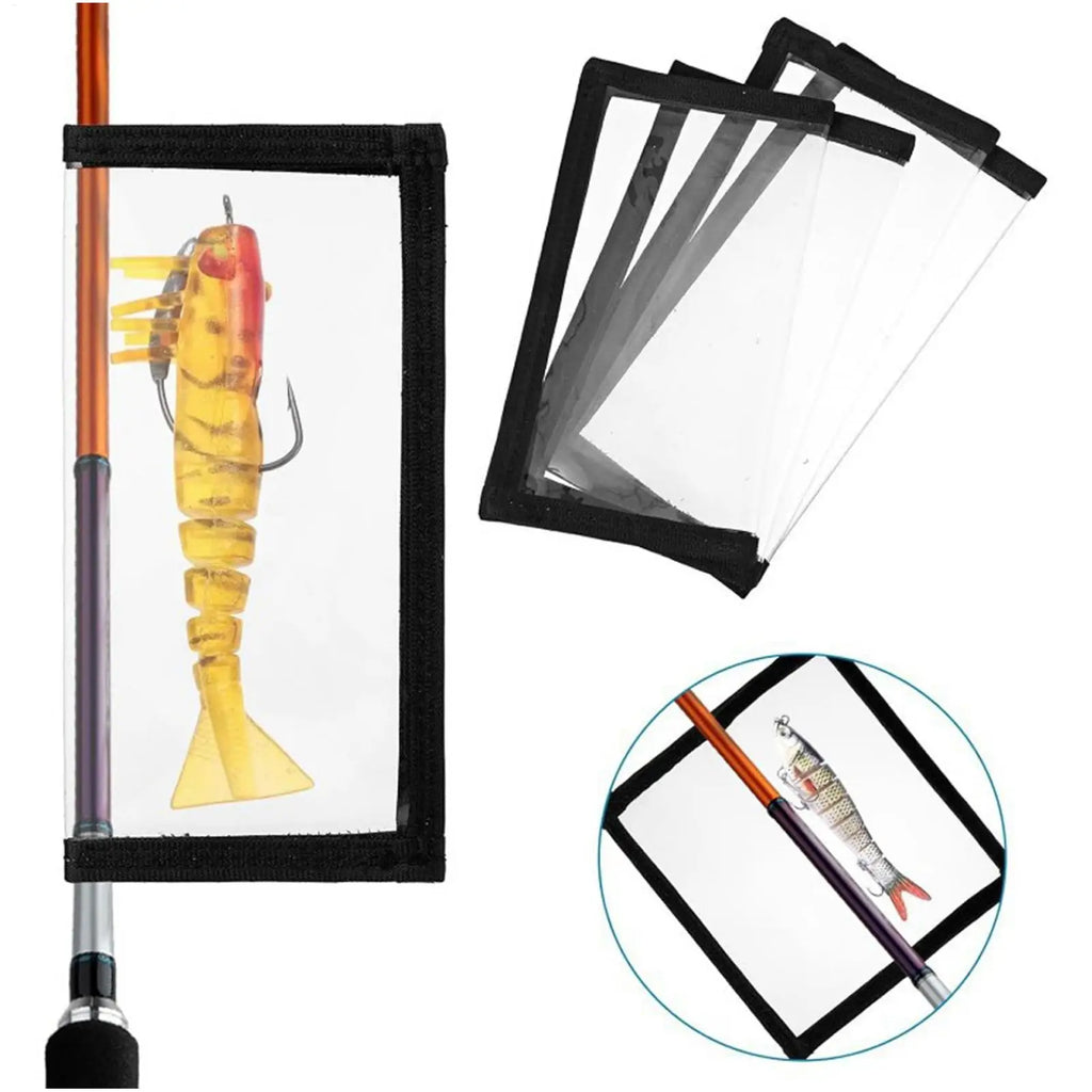 Fishing Lure Covers Clear Bait Wraps Protective Sleeves Tackle