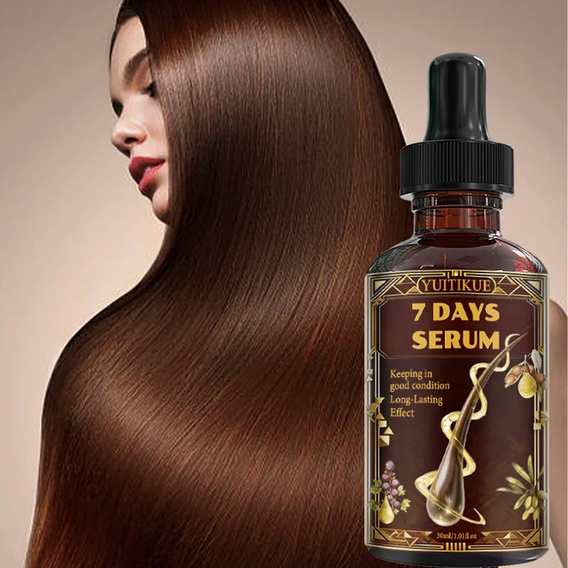 YUITIKUE 7-Day Hair Care Essence – Nourish Dry Dull Hair Hair Care Essence Zpaxo