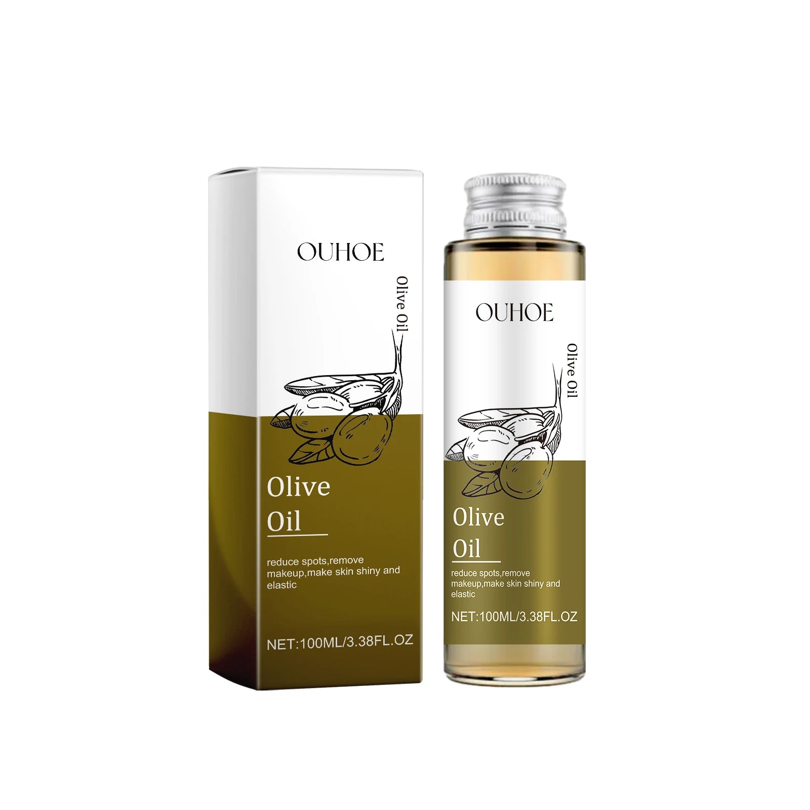 Pure Cold Pressed Argan Oil for Skin, Hair, Face & Nails 100ml Argan Hair & Skin Oil Zpaxo Olive