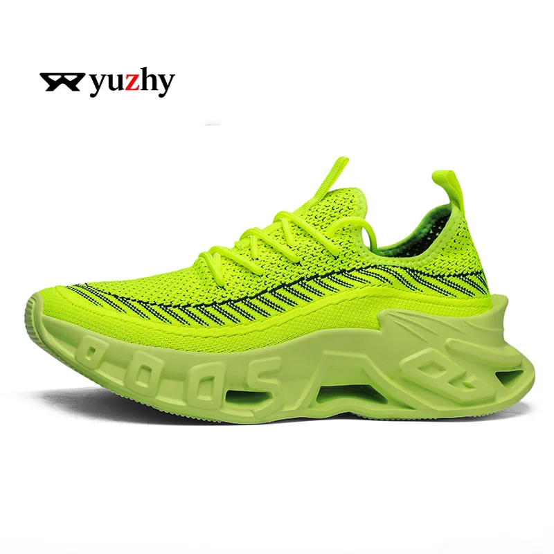 Men's Casual Sneakers Luxury Trainer Shoes Breathable Race Running