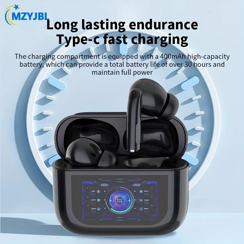 ANC Wireless Earbuds LED Screen Noise Cancelling YX30 Bluetooth