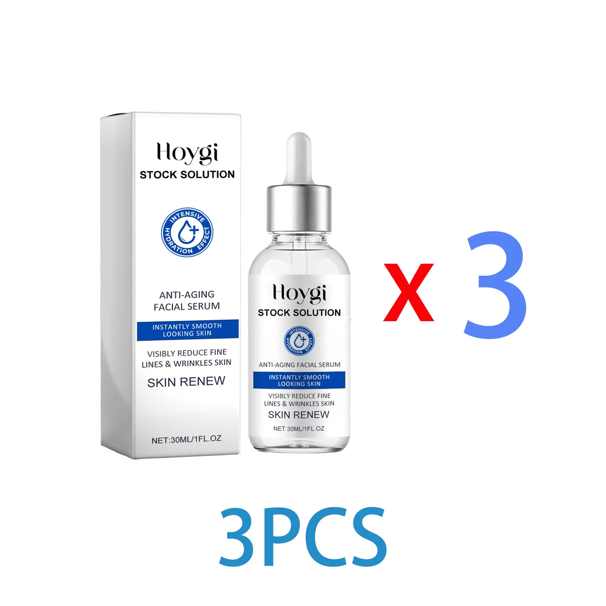 Vitamin C Face Serum 30ml Brightening, Anti Aging Tightens Minimizes Pores Hydrating Firming Essence for Fine Lines Dull Skin Zpaxo 3PCS