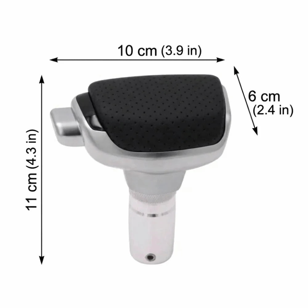 Metal Finish Car Gear Shift Knob Ergonomic Shape Premium Metallic Zpaxo