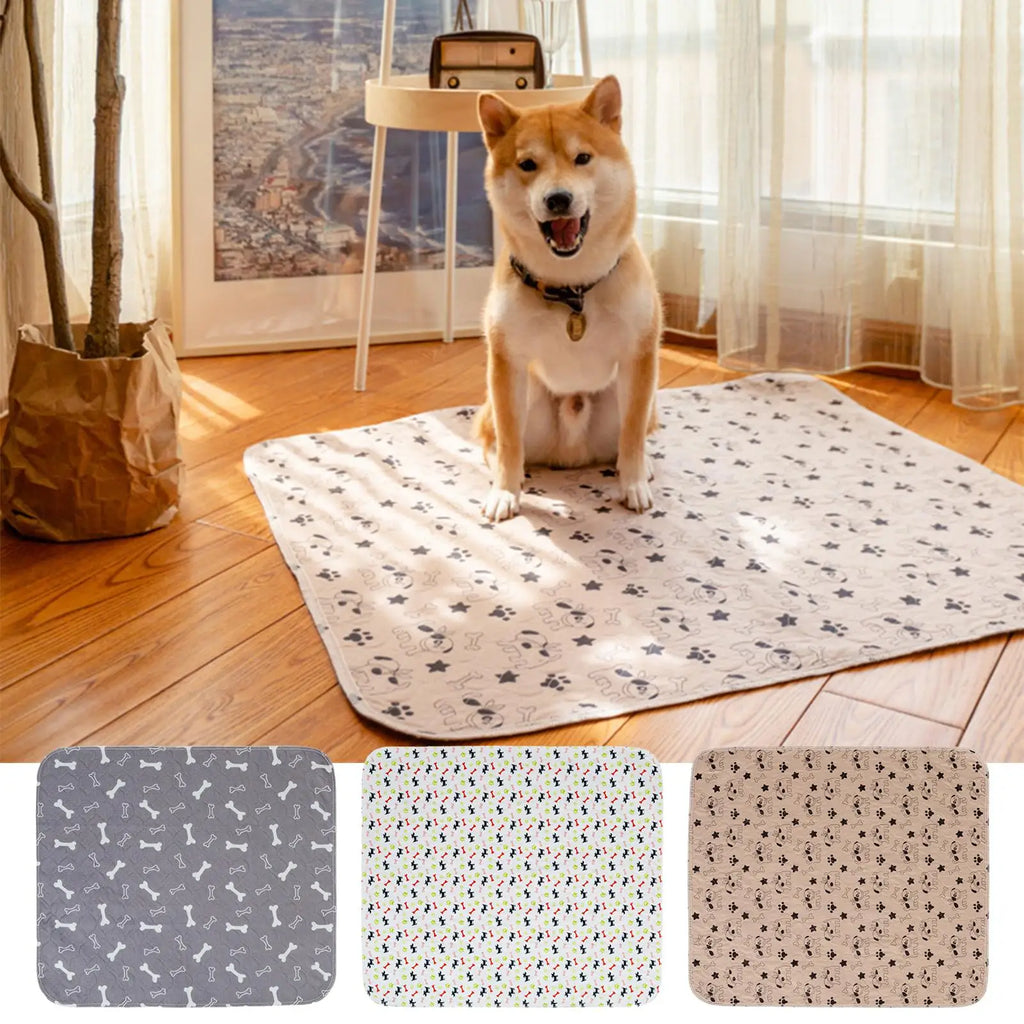 Washable Reusable Pee Pads Dogs Cats Quick Absorbent Pet Training Mat
