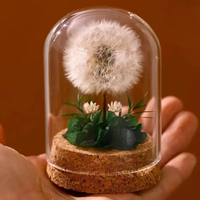 Desktop Decor Dried Dandelion Bouquet Preserved Flowers Birthday