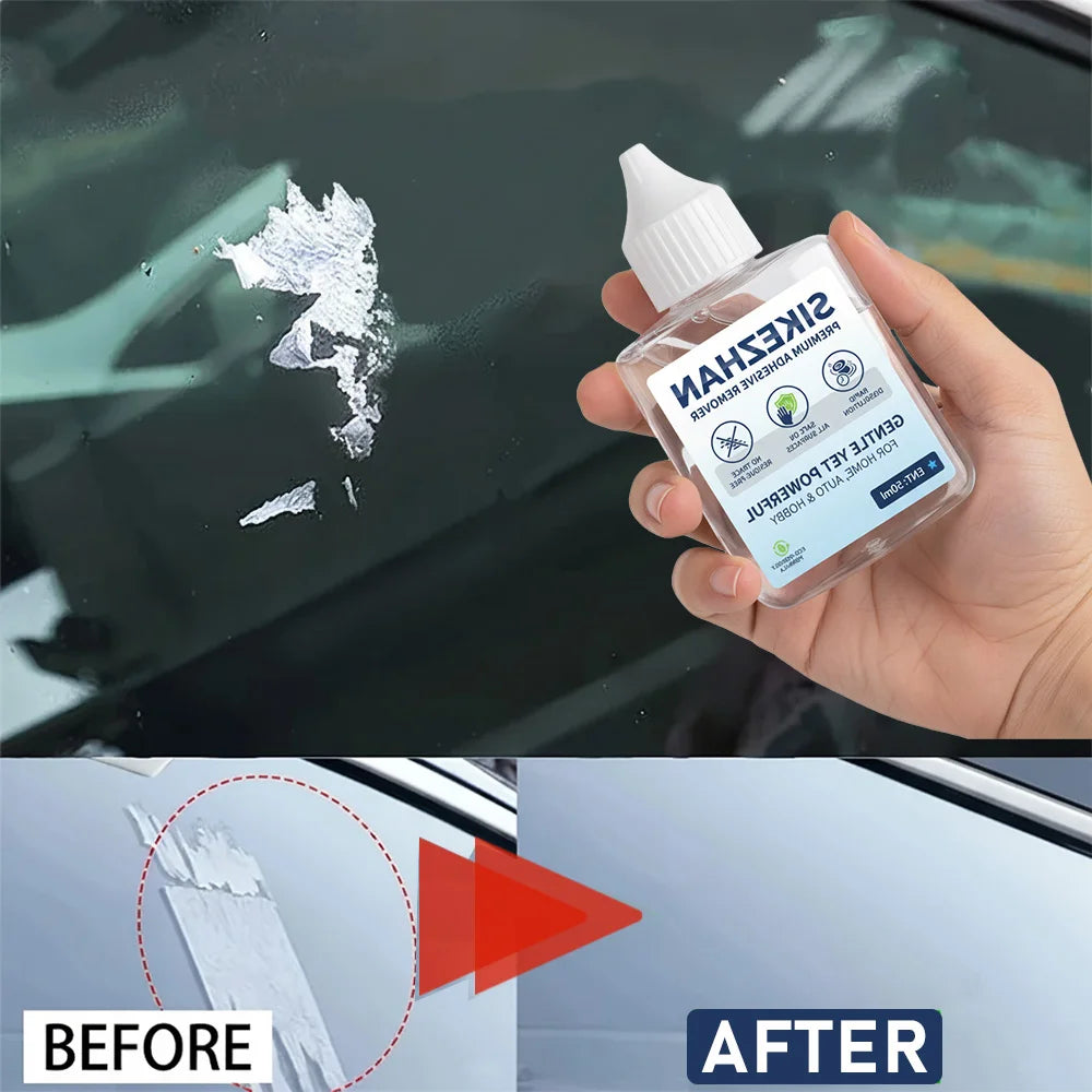 Professional Sticky Residue Remover Car Window Film Adhesive Sticker Cleaning Agent Walls & Plastic Cleaning Products 50ml Zpaxo