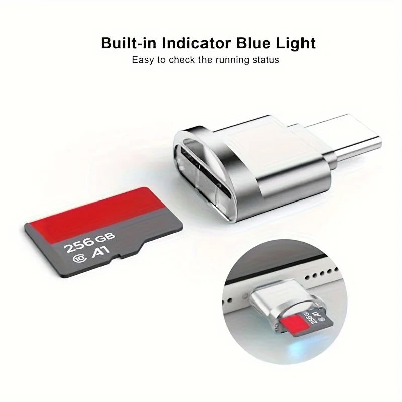 Mini TF Card Mobile Reader Suitable Huawei Type-c OTG Zpaxo