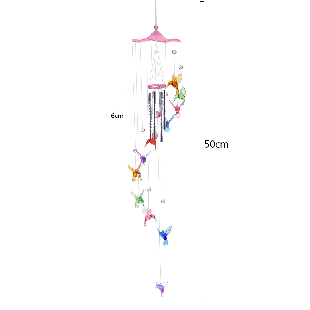 Hummingbird Courtyard Decorative Windbell Handmade Wall Hanging Wind