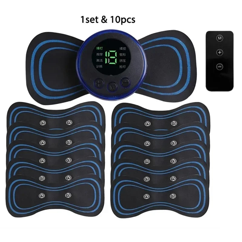 1 5 EMS Neck Electric Massager Cervical Patch 8 Modes 19 Levels Zpaxo 10Pcs set