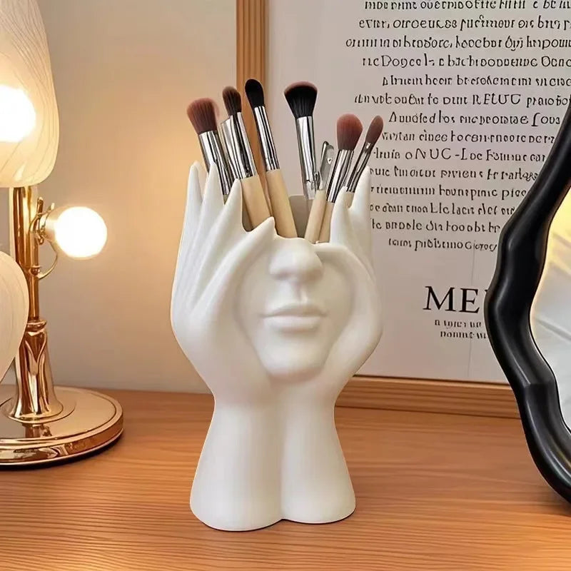 Human Body Art Silicone Pen & Makeup Brush Holder | Desk Organizer Desk Organizer Zpaxo