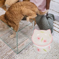 Elevated Cat Bowls Raised Feeding Anti-skid Stable Base Ear Design