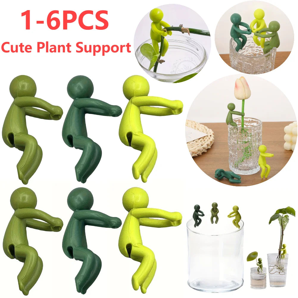 Plastic Plant Vine Climbing Support Stakes – 1–6 Pack