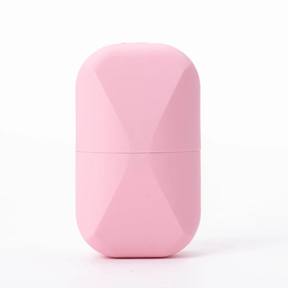 Portable Silicone Ice Roller Face Beauty Skin Care Tools Reusable Zpaxo Pink