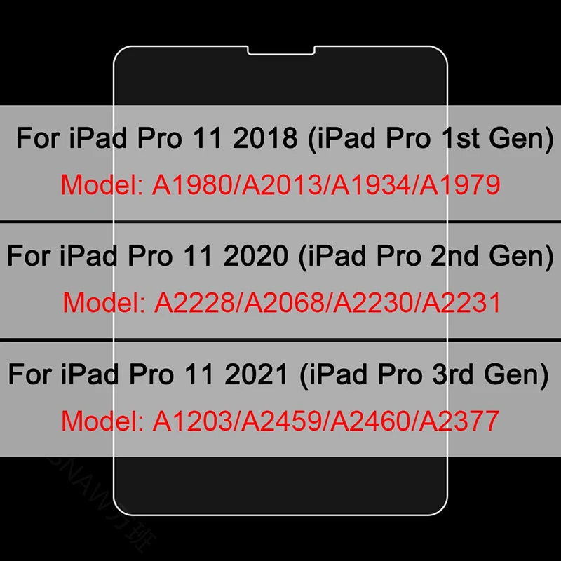 3pcs Tablet Drawing PET Film Touch Sensitive For iPad 10th 9th 8th 7th Mini 6 Air 5 4 Pro 11 Screen Protector Desktop Accessory Zpaxo Pro 11 1st 2nd 3rd
