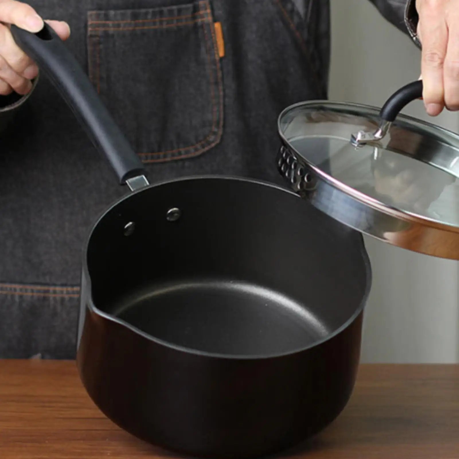 Replaceable Fry Handle Detachable Pot Part Kitchen Anti-scald