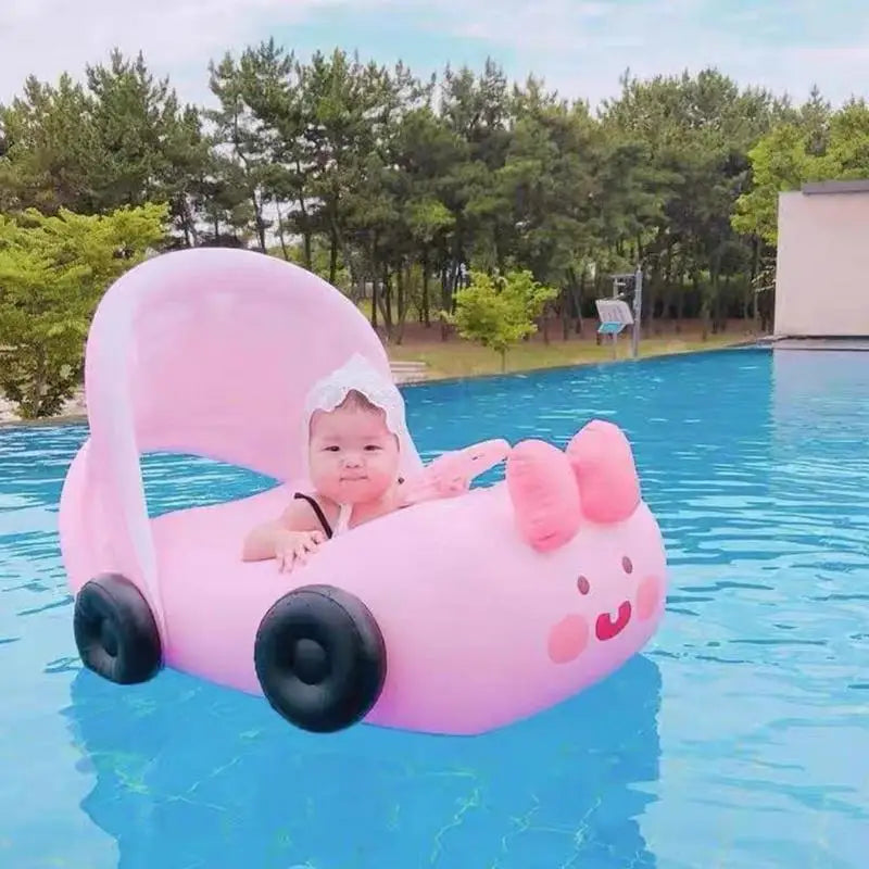 Car Float Baby Inflatable Ride Pool Toys Ergonomic Comfortable Zpaxo