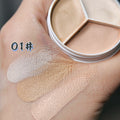 3 Colors Moisturizing Concealer Palette Full Coverage Concealer Even Skin Tone Face Foundation eye Face Cosmetics Lasting Zpaxo 01